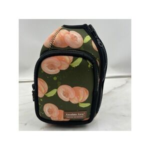 KawaGebo Kamp Neoprene Gallon Jug Holder Peach Print Insulated Sleeve Pockets